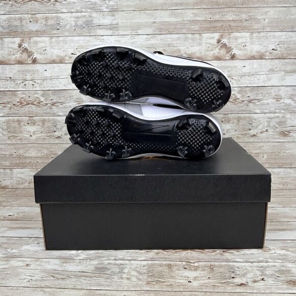 Air Jordan 1 Retro MCS Light Smoke Grey Size 8.5 Baseball Cleats AV5354-012 - Picture 7 of 13